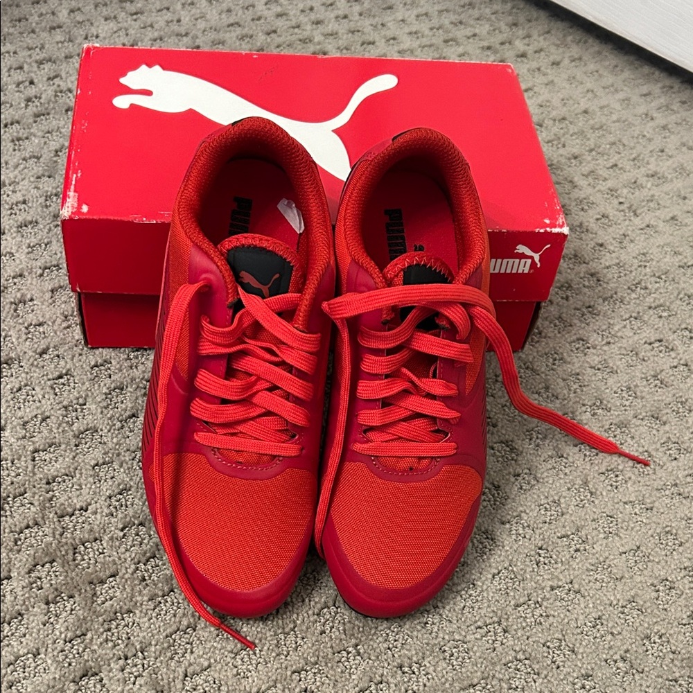 Puma Mens or Womens Ferrari Red Sneakers
